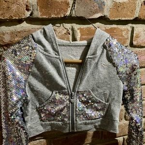 Justice sequin hoodie